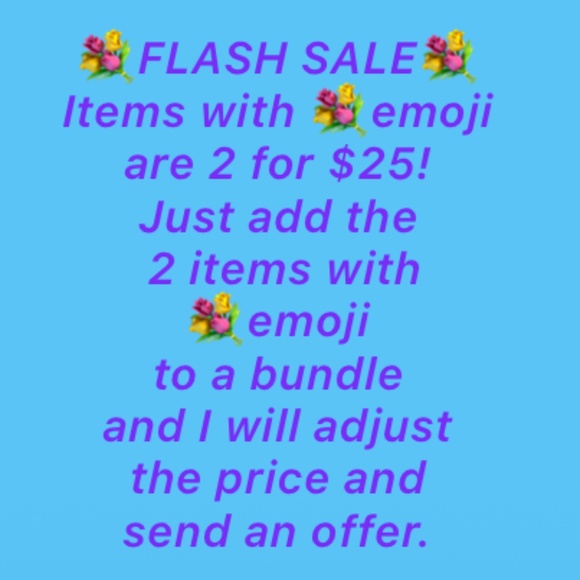 Other - 💐Flash Sale 💐2 for $25!